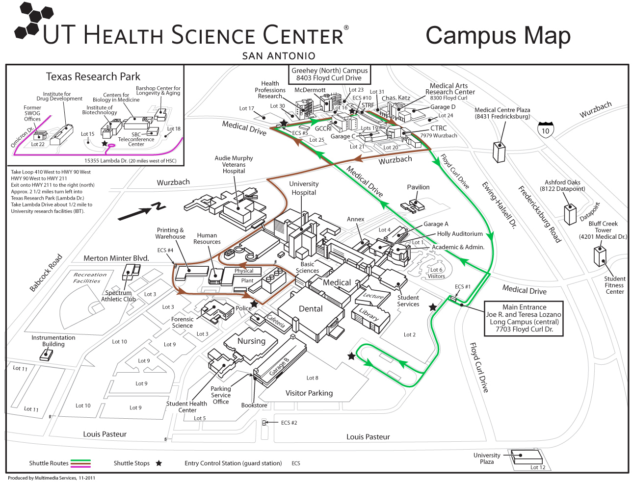 A lot of visitors. Facility Map.